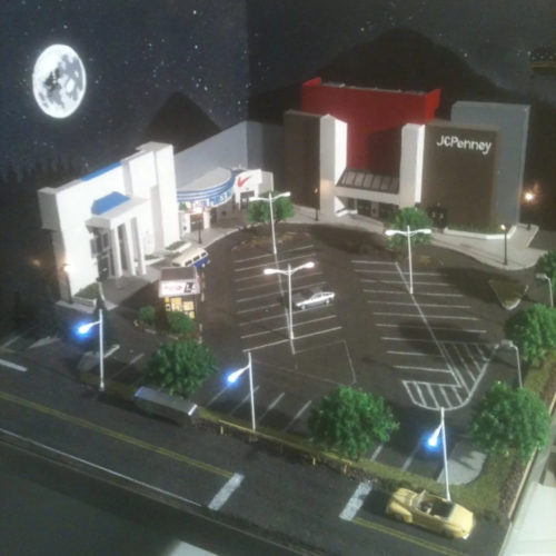 Maquette retour vers le futur