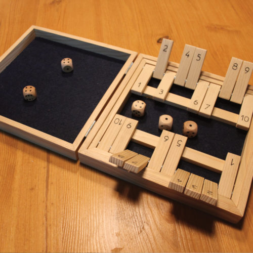 Boite de jeux Yam's & Shut the box
