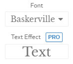 easel text