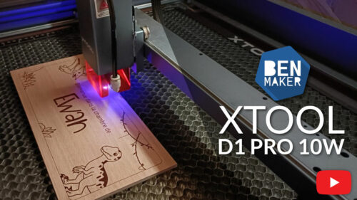 Gravure sur bois avec le xTool D1 Pro