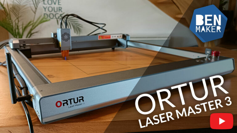 Je teste le graveur laser Ortur Laser Master 3