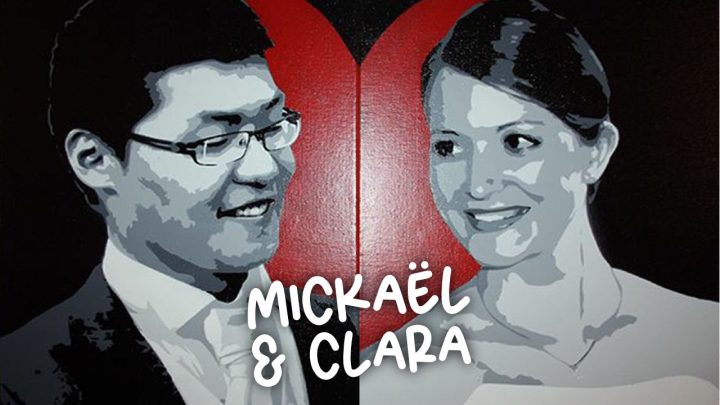 Peinture Mickael et Clara