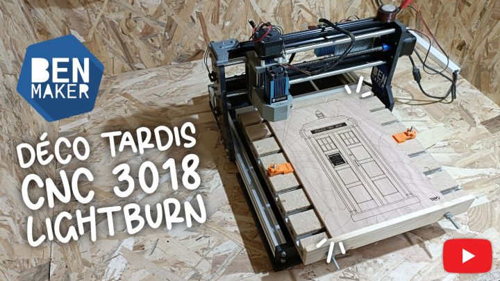 Tardis cnc 3018 lightburn