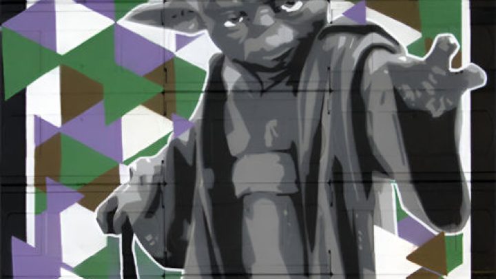 Peinture Yoda