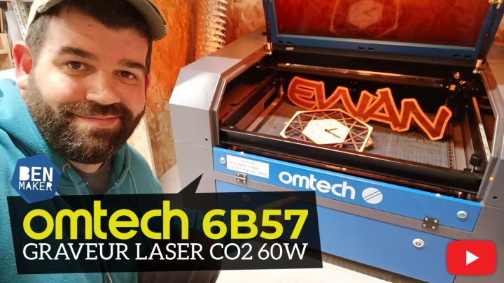 Test du graveur laser CO2 Omtech 60W